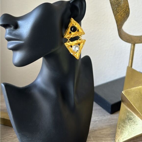 Vintage style earrings A752 - Picture 5 of 5